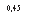 �������: 0,45
