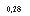 �������: 0,28