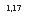 �������: 1,17