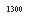 �������: 1300