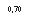 �������: 0,70