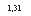 �������: 1,31
