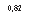 �������: 0,82
