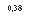 �������: 0,38