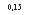 �������: 0,15