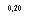 �������: 0,20