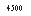 �������: 4500