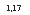�������: 1,17