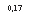 �������: 0,17