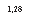 �������: 1,28