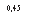 �������: 0,45