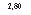 �������: 2,80
