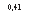 �������: 0,41