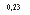 �������: 0,23
