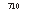 �������: 710