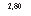 �������: 2,80