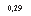 �������: 0,29