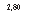 �������: 2,80