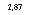 �������: 2,87