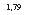�������: 1,79