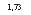 �������: 1,73