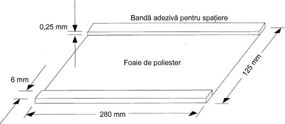 Banda adeziva pentru spa?iere0,25 mmFoaie de poliester6 mm125 mm280 mm