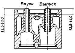 Установка направляющих втулок клапанов