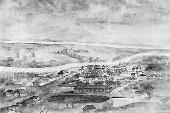Чигирин. Рисунок Наполеона Орды 1870-1874гг.