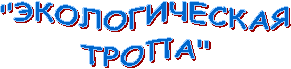 "ЭКОЛОГИЧЕСКАЯ
ТРОПА"