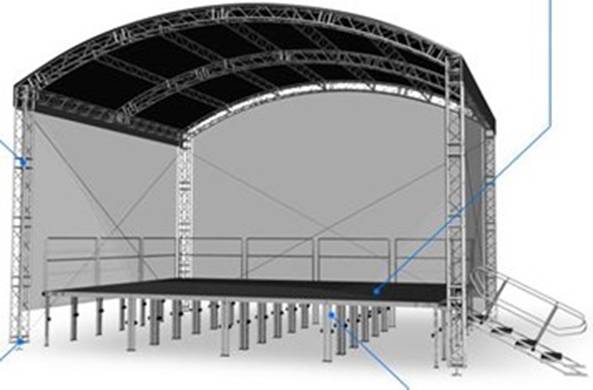 Опис : Арочная крыша ARC Light 10х8