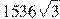 1536\sqrt{3}