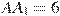 AA_1 = 6