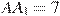 AA_1=7