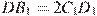 DB_1=2C_1D_1