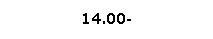 ����������� �������������: 14.00-16.00 