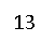 �������: 13
