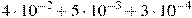 4\cdot10^{-2}+5\cdot10^{-3}+3\cdot10^{-4}