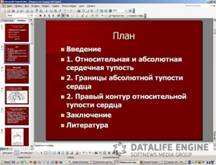 Перкуссия сердца(Презентация)