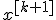 x^{[k+1]}