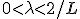 0<\lambda<2/L
