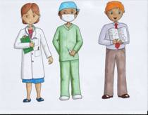 Doctor/Teacher by senshistephInk/copic markerPart of a set of 'jobs' flashcards