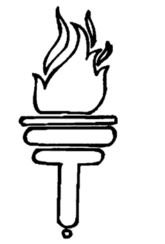 Pin Olympic Torch Coloring Pages Turn The Games Begin on Pinterest