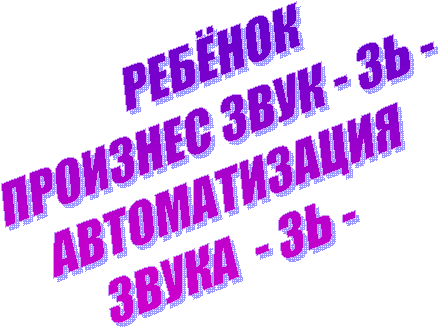 РЕБЁНОКПРОИЗНЕС ЗВУК - ЗЬ -АВТОМАТИЗАЦИЯ ЗВУКА - ЗЬ -
