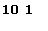 �������: 10 1