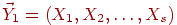 \vec Y_1=(X_1,X_2,\ldots,X_s)