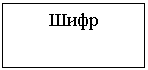 Подпись: Шифр