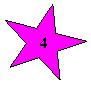 5-конечная звезда: 4