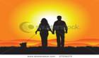 http://www.picturesof.net/_images_300/Couple_Dog_Walking_In_the_Sunset_Vector_Clip_Art_Illustration_Picture_110929-032311-434001.jpg