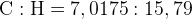 http://l.wordpress.com/latex.php?latex=%5Crm%20C%3AH%3D7%2C0175%3A15%2C79&bg=FFFFFF&fg=000000&s=1