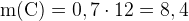 http://l.wordpress.com/latex.php?latex=%5Crm%20m%28C%29%20%3D%200%2C7%20%5Ccdot%2012%20%3D%208%2C4&bg=FFFFFF&fg=000000&s=1